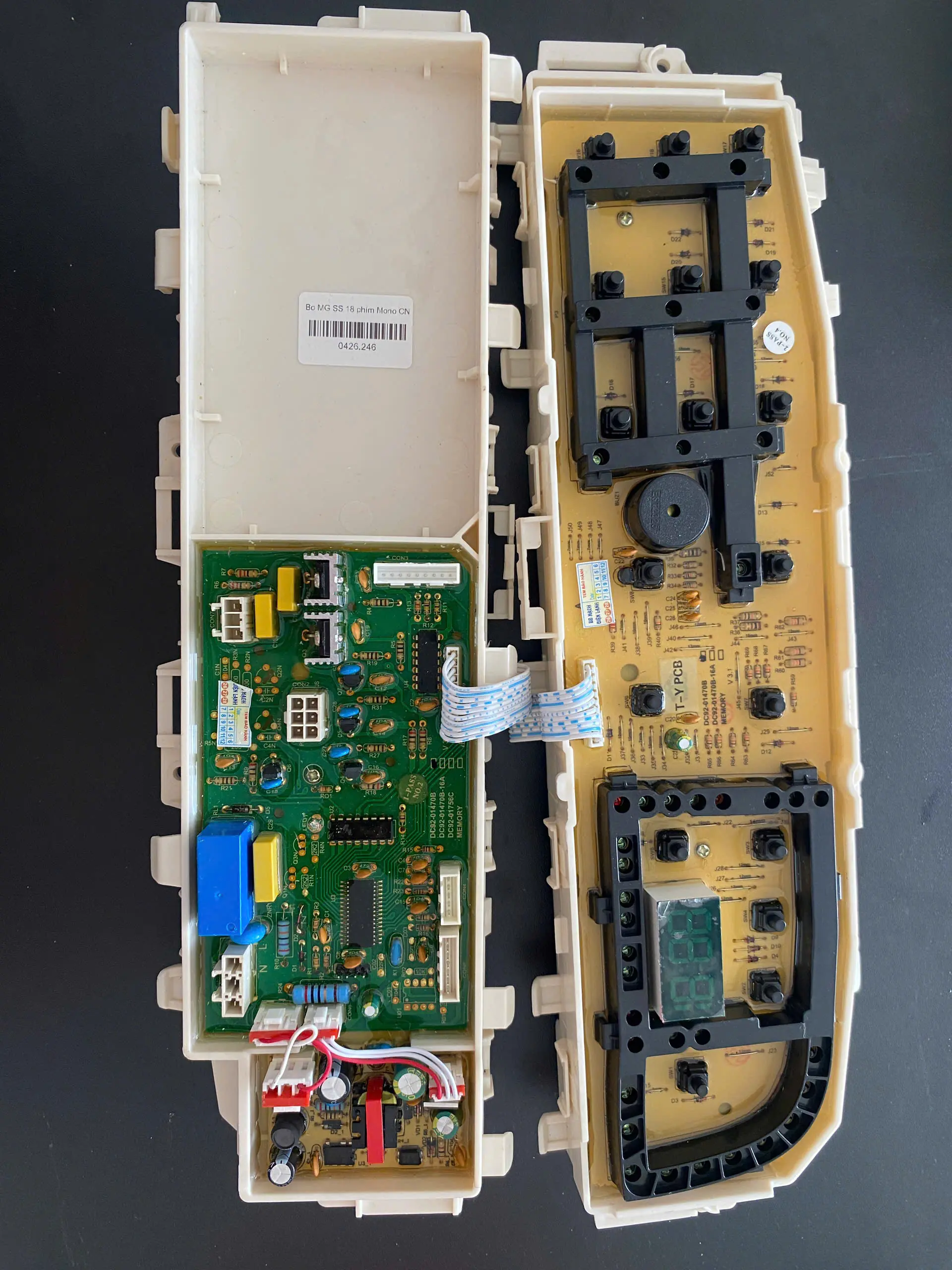 Bo mạch máy giặt SAMSUNG 18 phím DC92-01470B